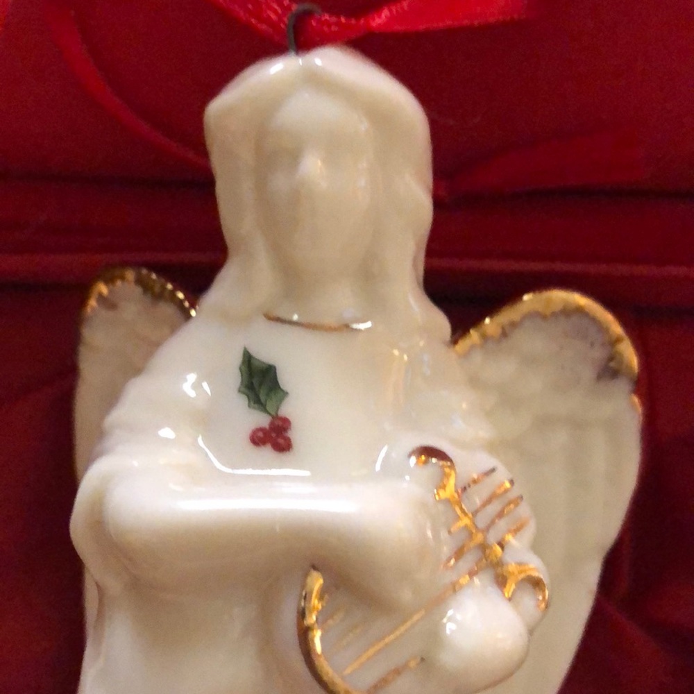 Baum Bros. Porcelain Angel Ornament